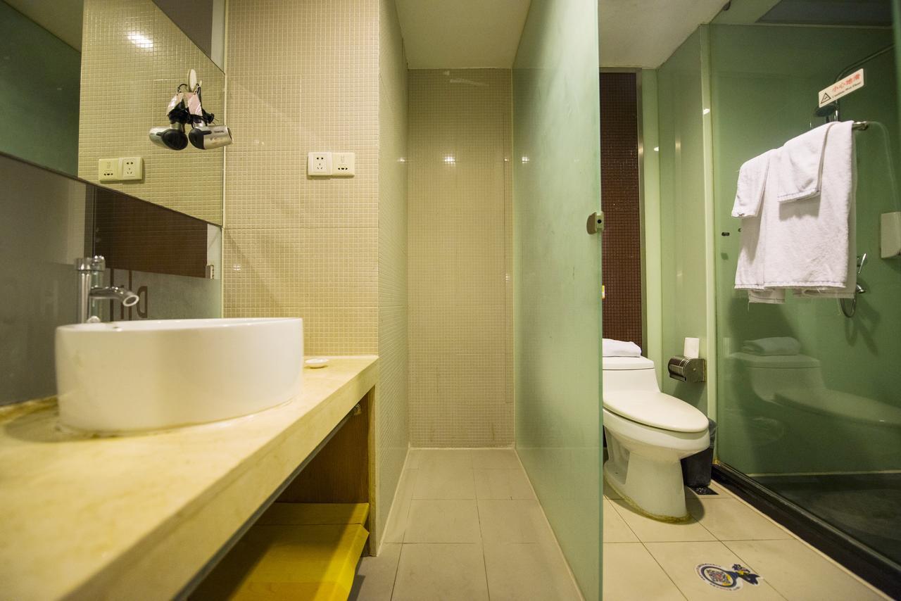 Motel Shanghai Pudong Avenue Yangpu Bridge Dış mekan fotoğraf