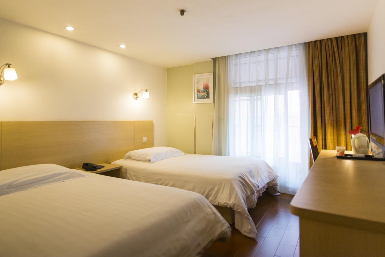 Motel Shanghai Pudong Avenue Yangpu Bridge Dış mekan fotoğraf